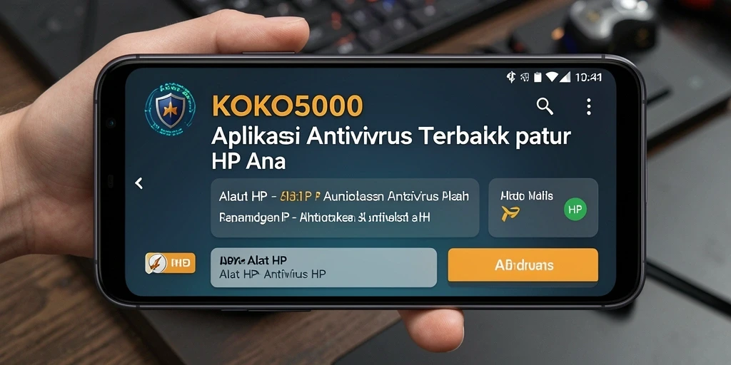 Tampilan antarmuka KOKO5000 yang sederhana dan intuitif.