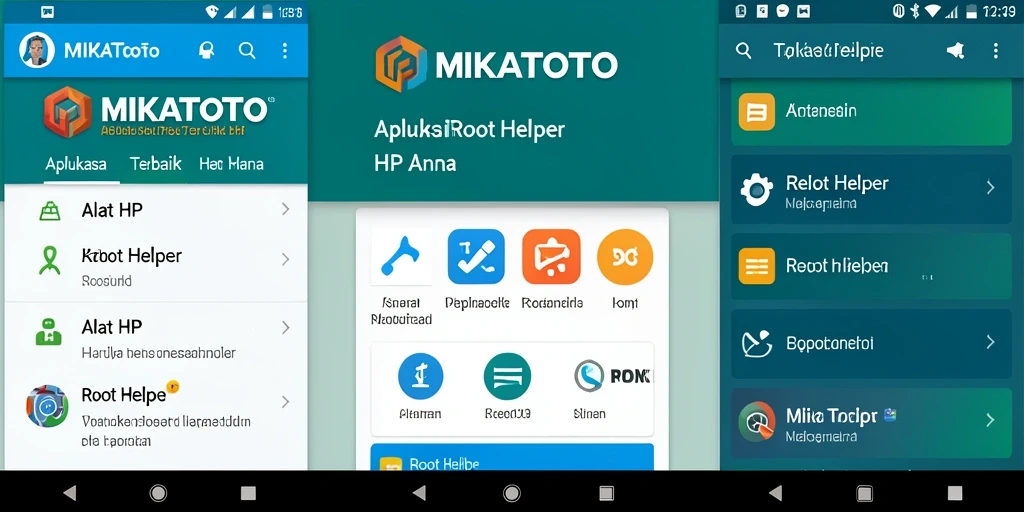 Tampilan antarmuka aplikasi MIKATOTO yang sederhana dan fungsional.
