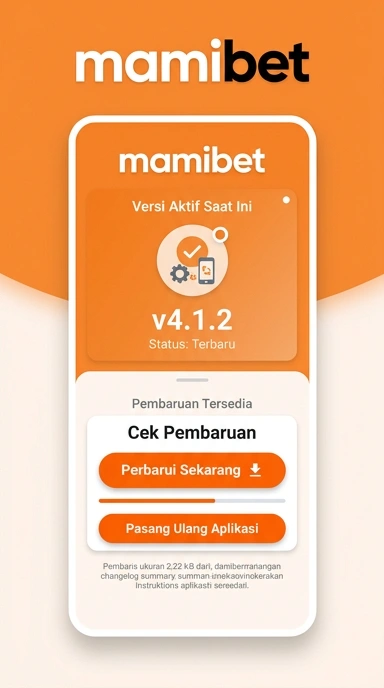 Tampilan riwayat versi mamibet